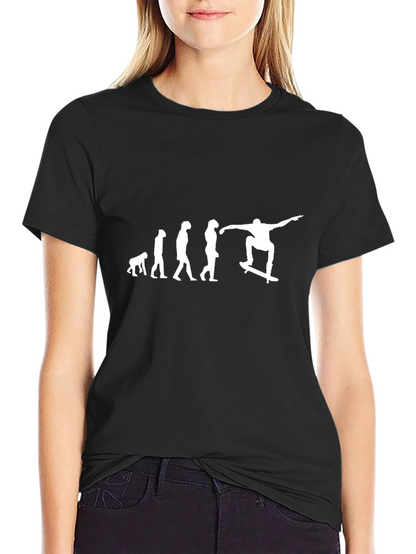 Evolution of Skateboarding Graphic T-Shirt