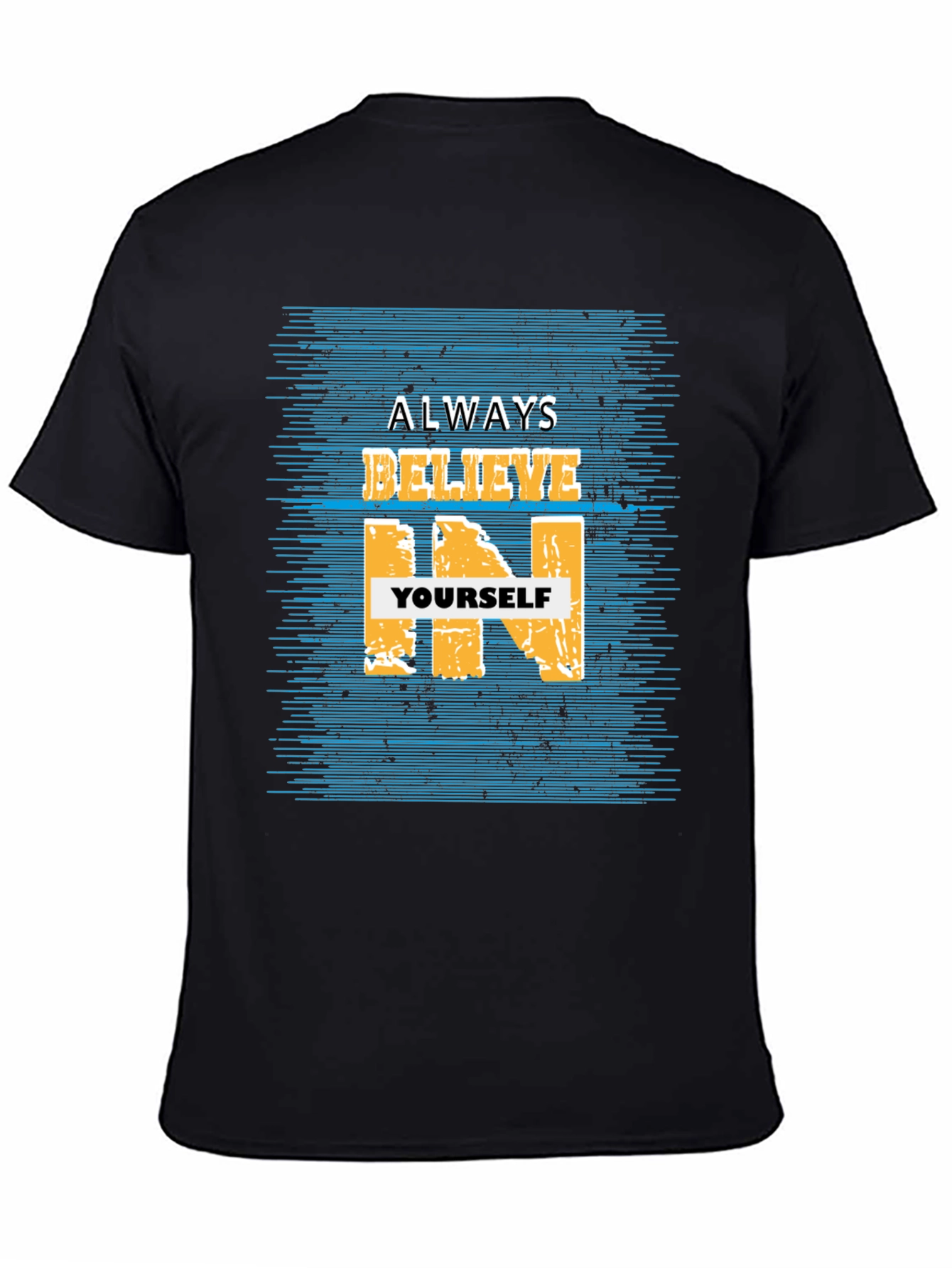 Believe In Yourself Graphic Tee - Black T-Shirt