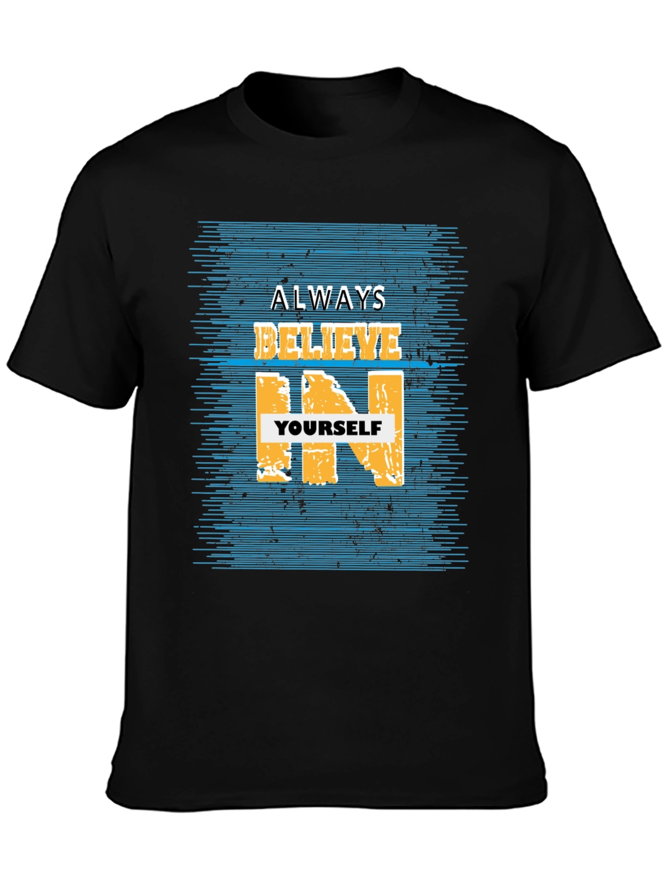 Believe In Yourself Graphic Tee - Black T-Shirt