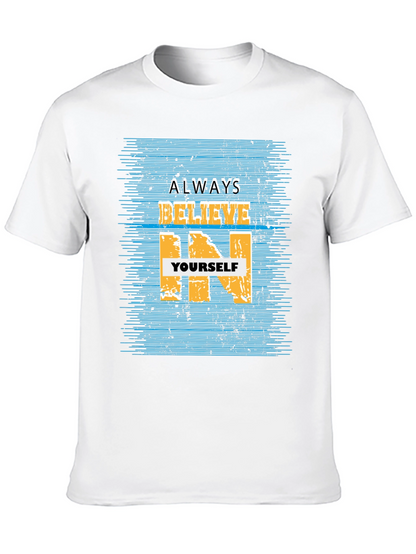 Believe In Yourself Graphic Tee - Black T-Shirt