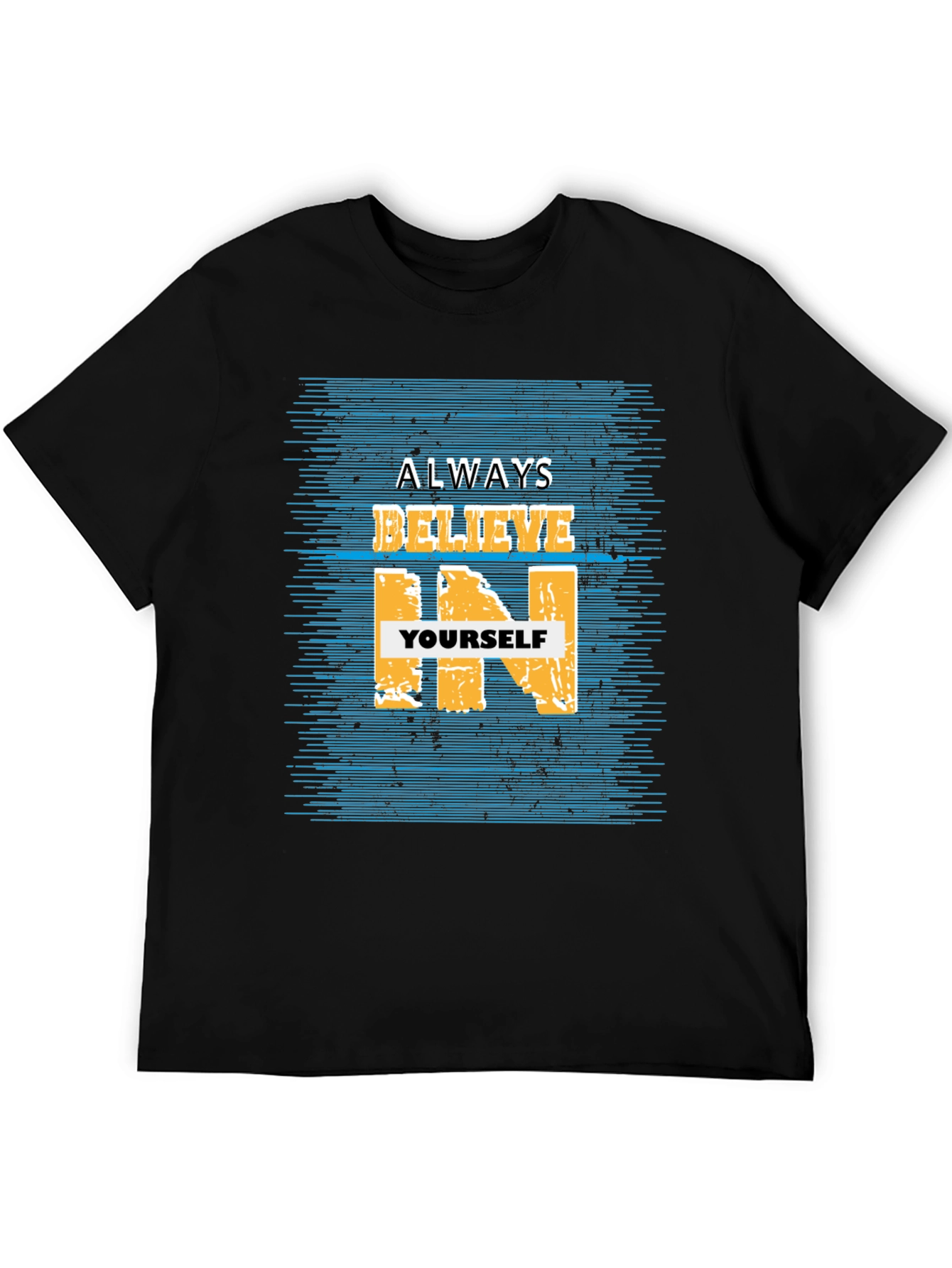Believe In Yourself Graphic Tee - Black T-Shirt