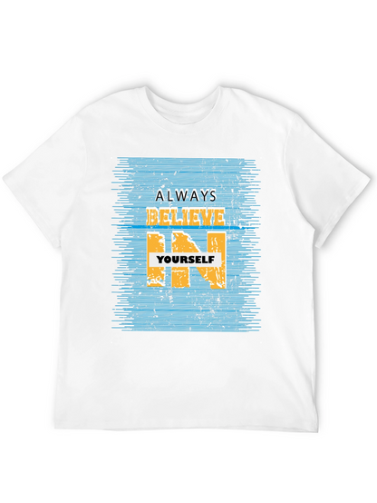 Believe In Yourself Graphic Tee - Black T-Shirt