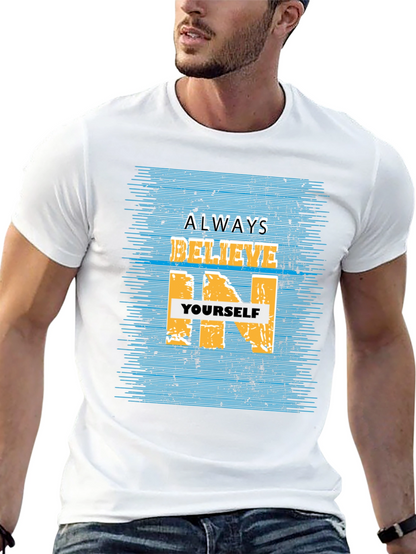 Believe In Yourself Graphic Tee - Black T-Shirt