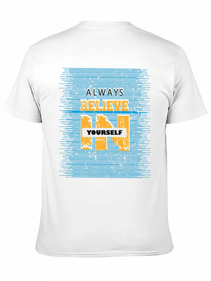 Believe In Yourself Graphic Tee - Black T-Shirt
