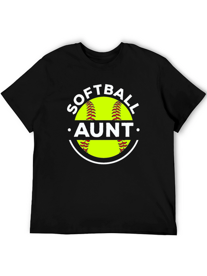 Softball Aunt Graphic Tee