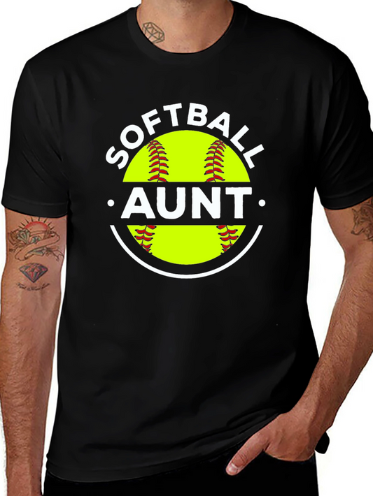 Softball Aunt Graphic Tee