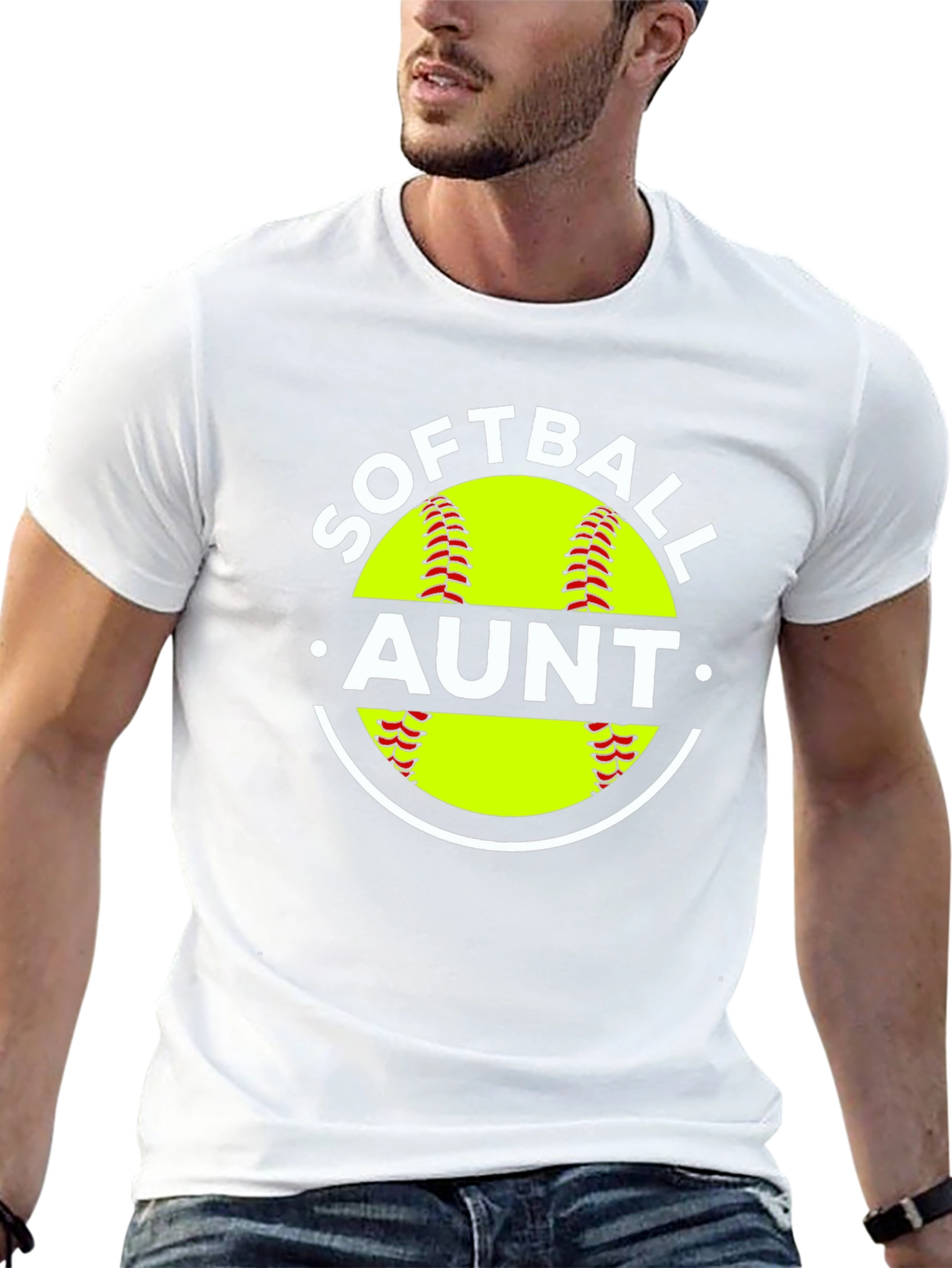 Softball Aunt Graphic Tee