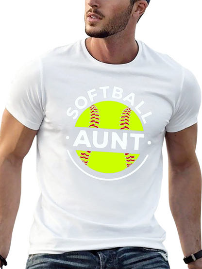 Softball Aunt Graphic Tee