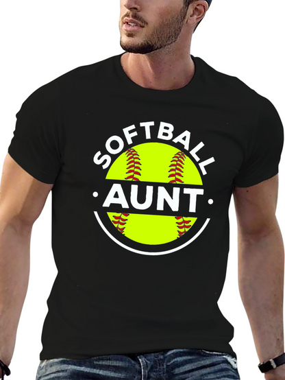 Softball Aunt Graphic Tee