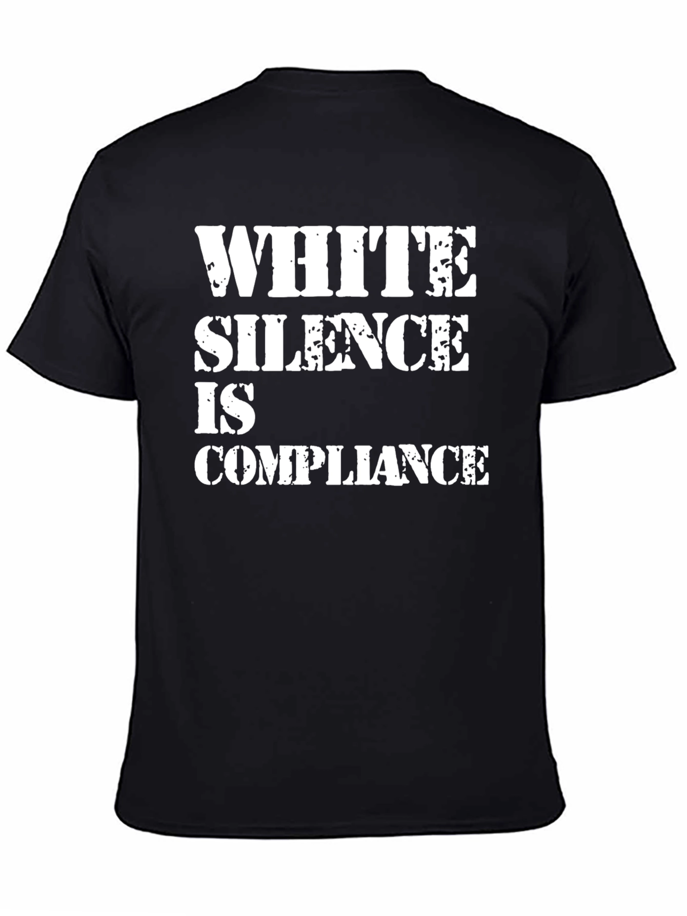 White Silence Is Compliance Graphic Tee
