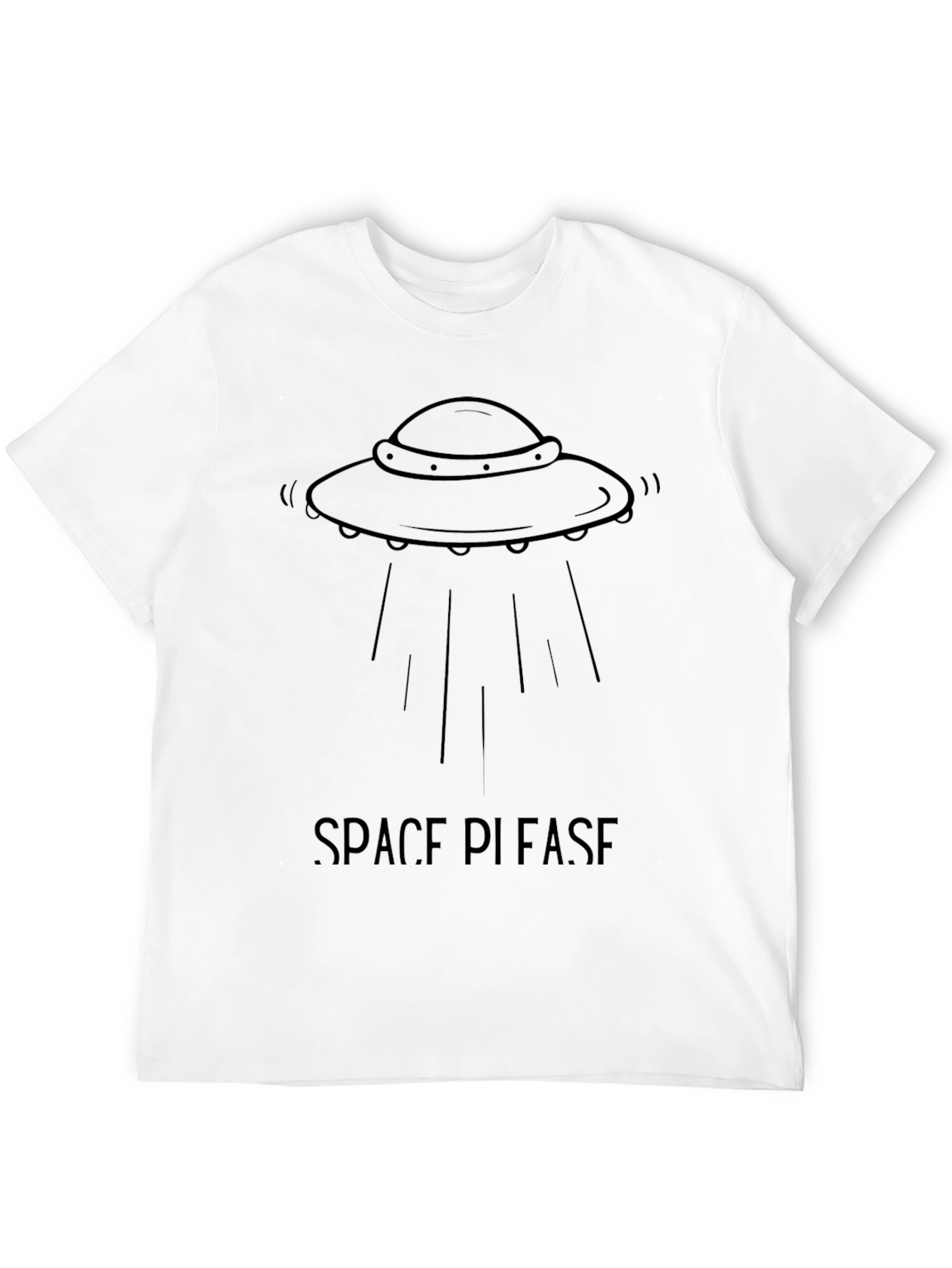 Space Please UFO Graphic T-Shirt