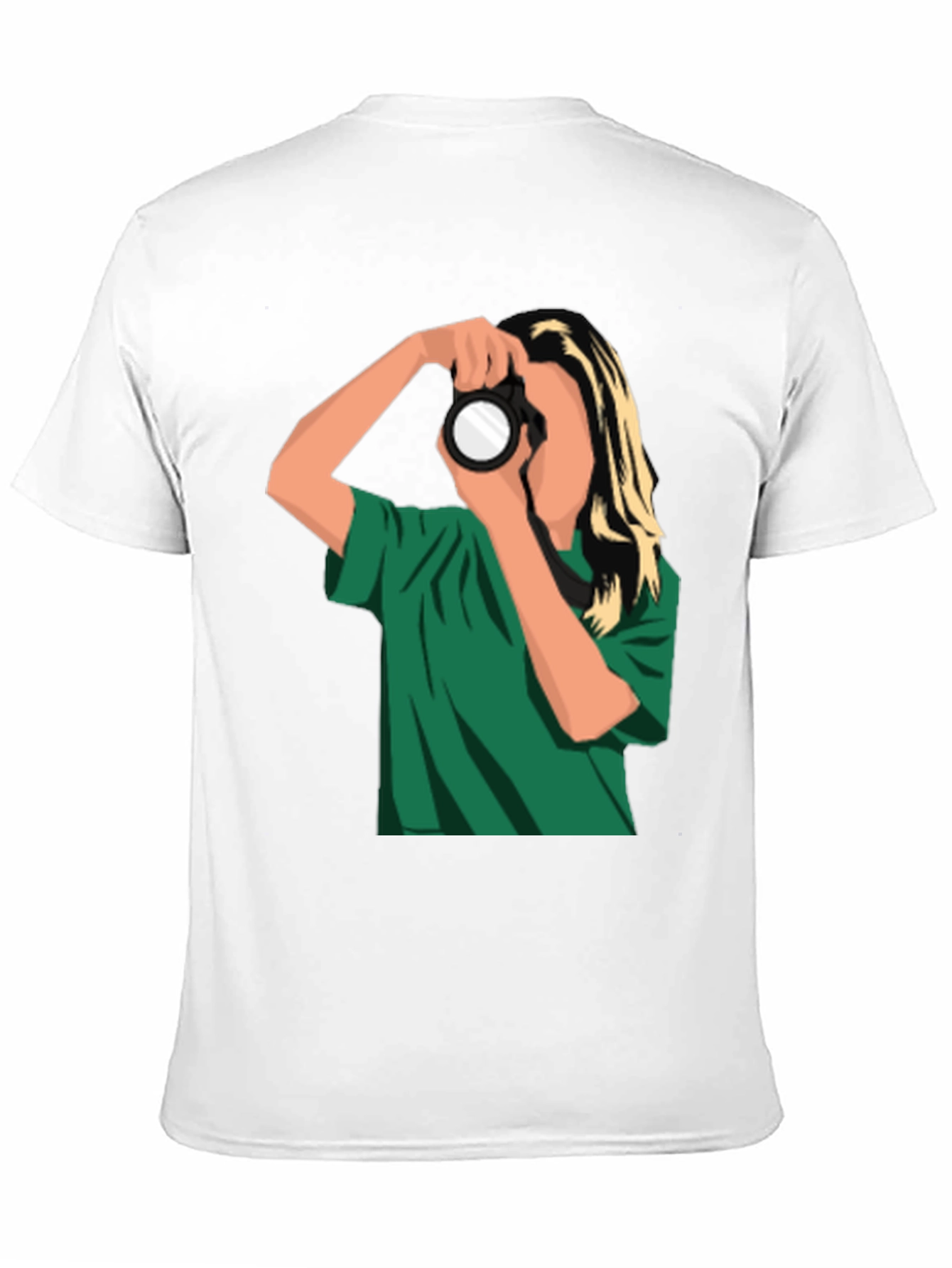 Photographer Graphic Tee - Trendy Black T-Shirt