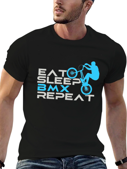 Eat Sleep BMX Repeat Graphic Tee