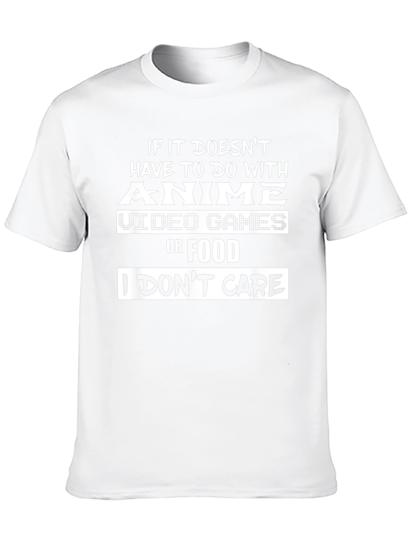 Anime Video Games Food T-Shirt