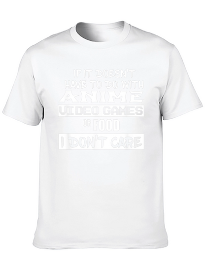 Anime Video Games Food T-Shirt