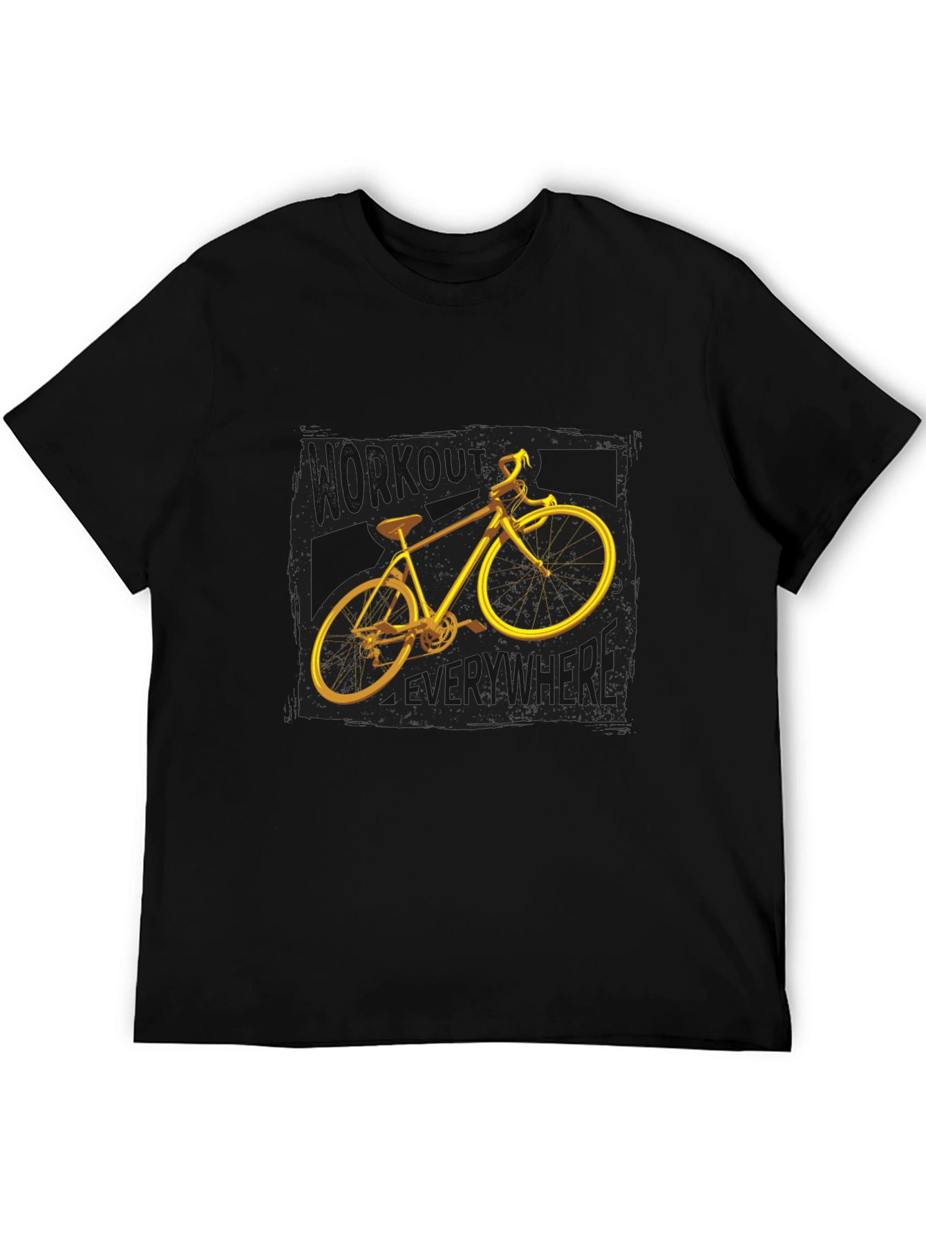 Workout Everywhere Bike Graphic Tee