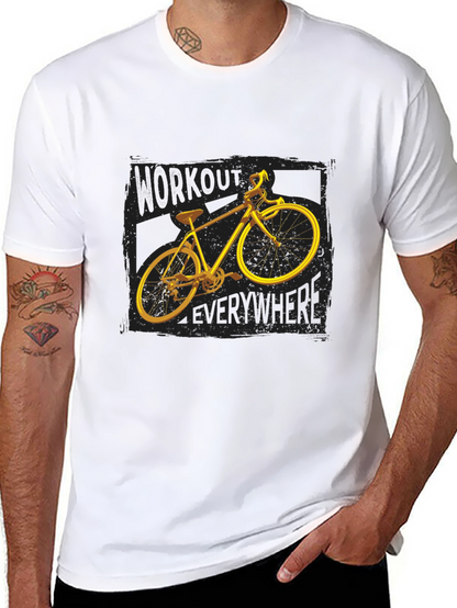 Workout Everywhere Bike Graphic Tee