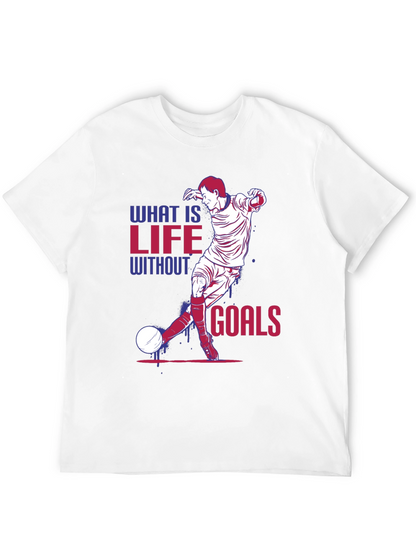 Life Without Goals Soccer Graphic T-Shirt