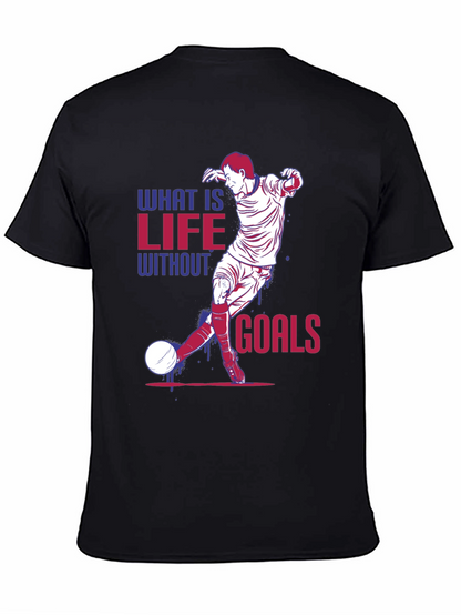 Life Without Goals Soccer Graphic T-Shirt