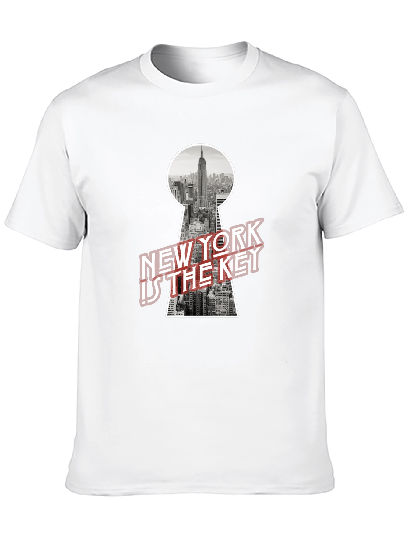 New York City Keyhole Graphic T-Shirt