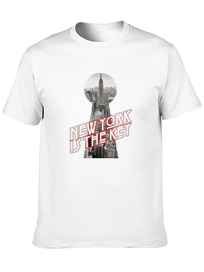 New York City Keyhole Graphic T-Shirt