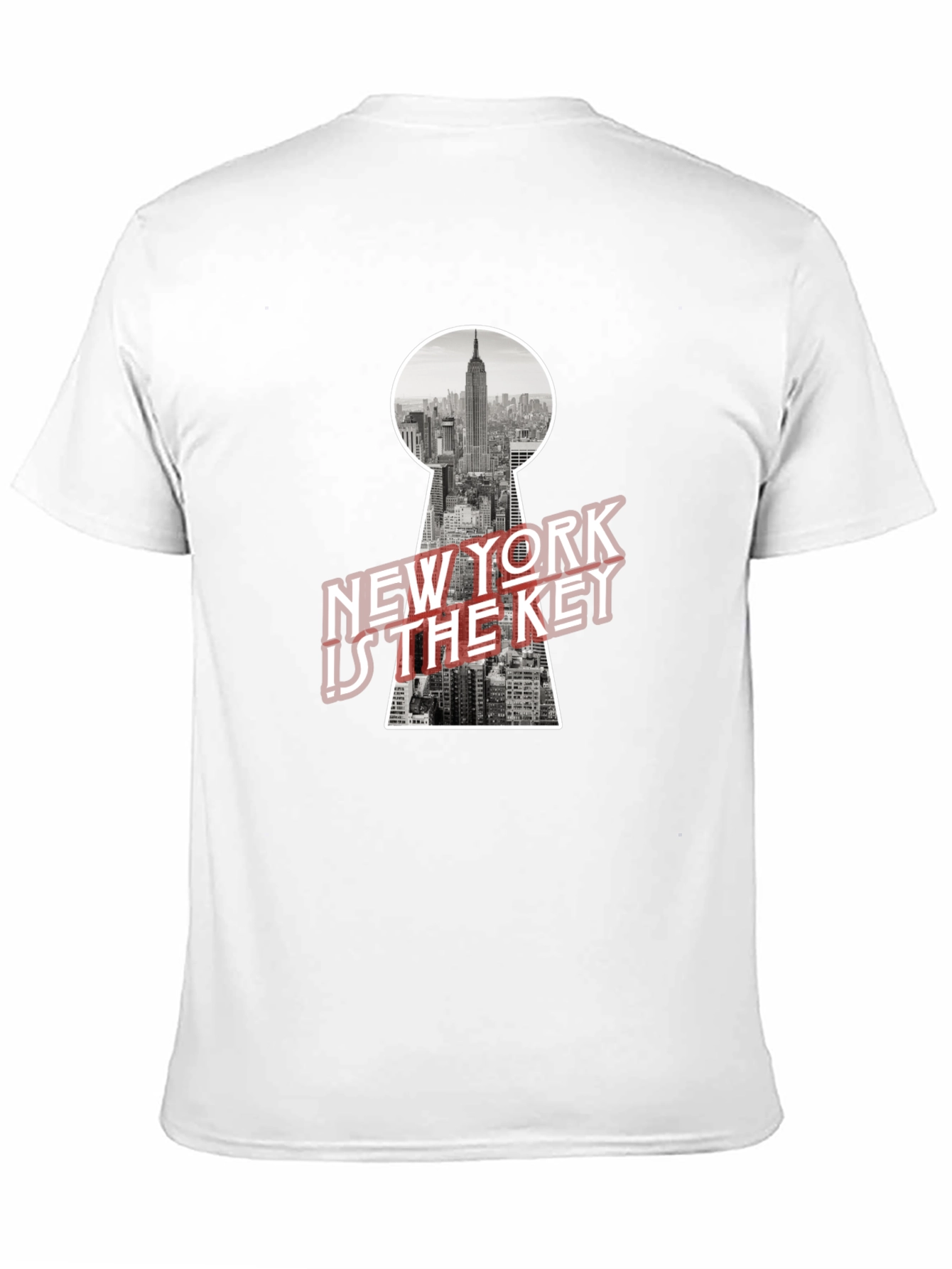 New York City Keyhole Graphic T-Shirt