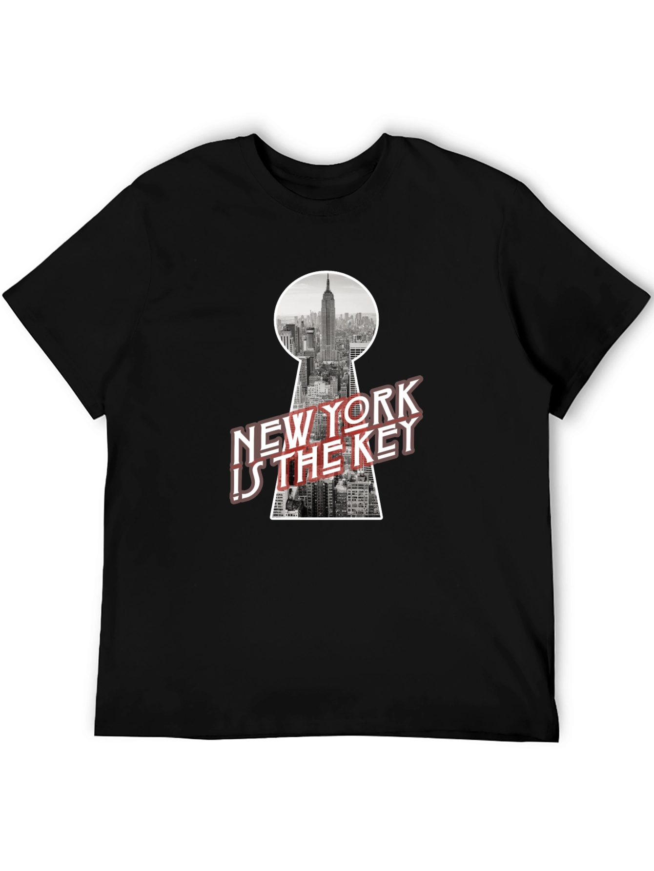 New York City Keyhole Graphic T-Shirt