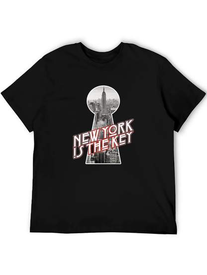 New York City Keyhole Graphic T-Shirt
