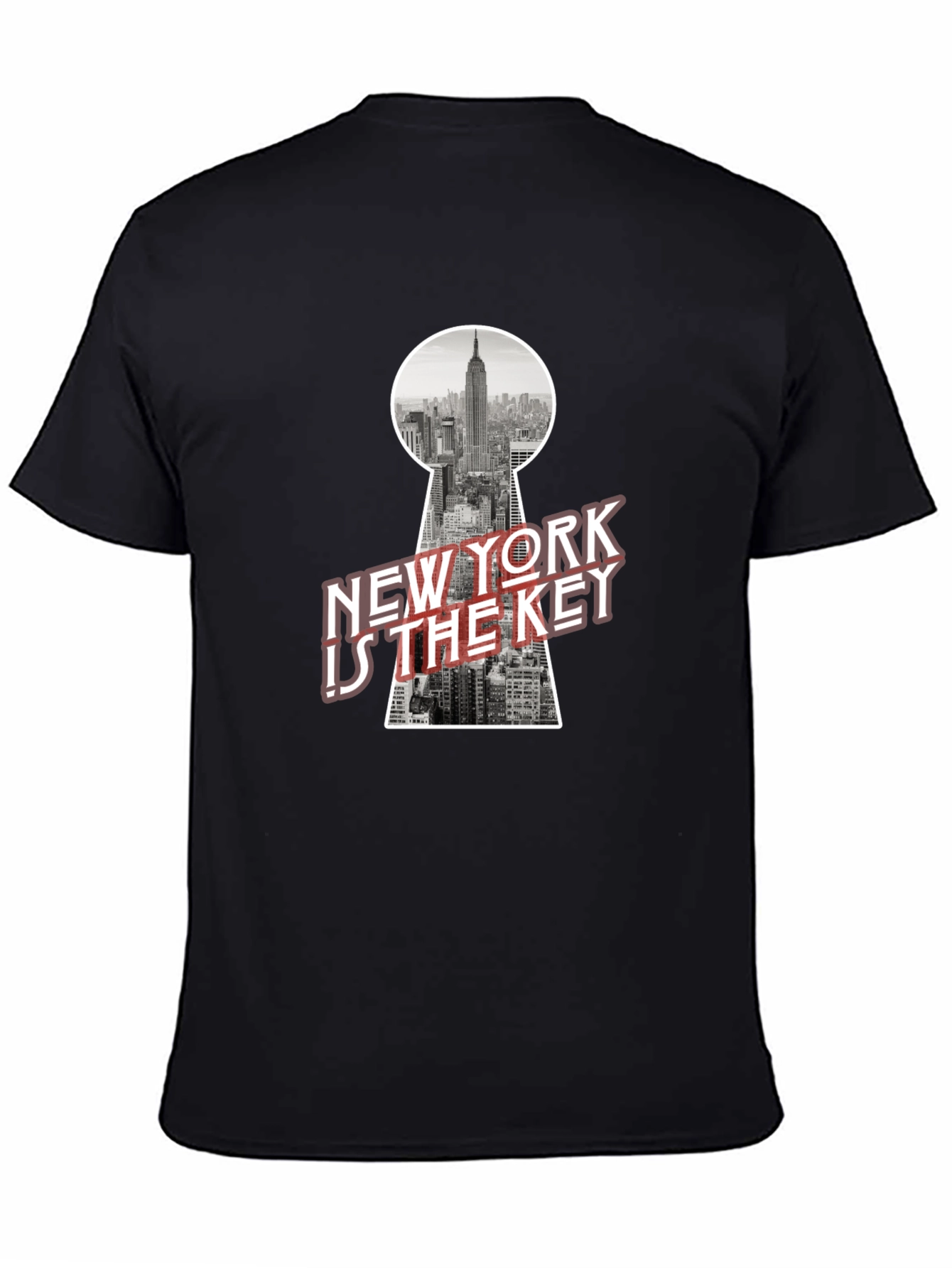 New York City Keyhole Graphic T-Shirt