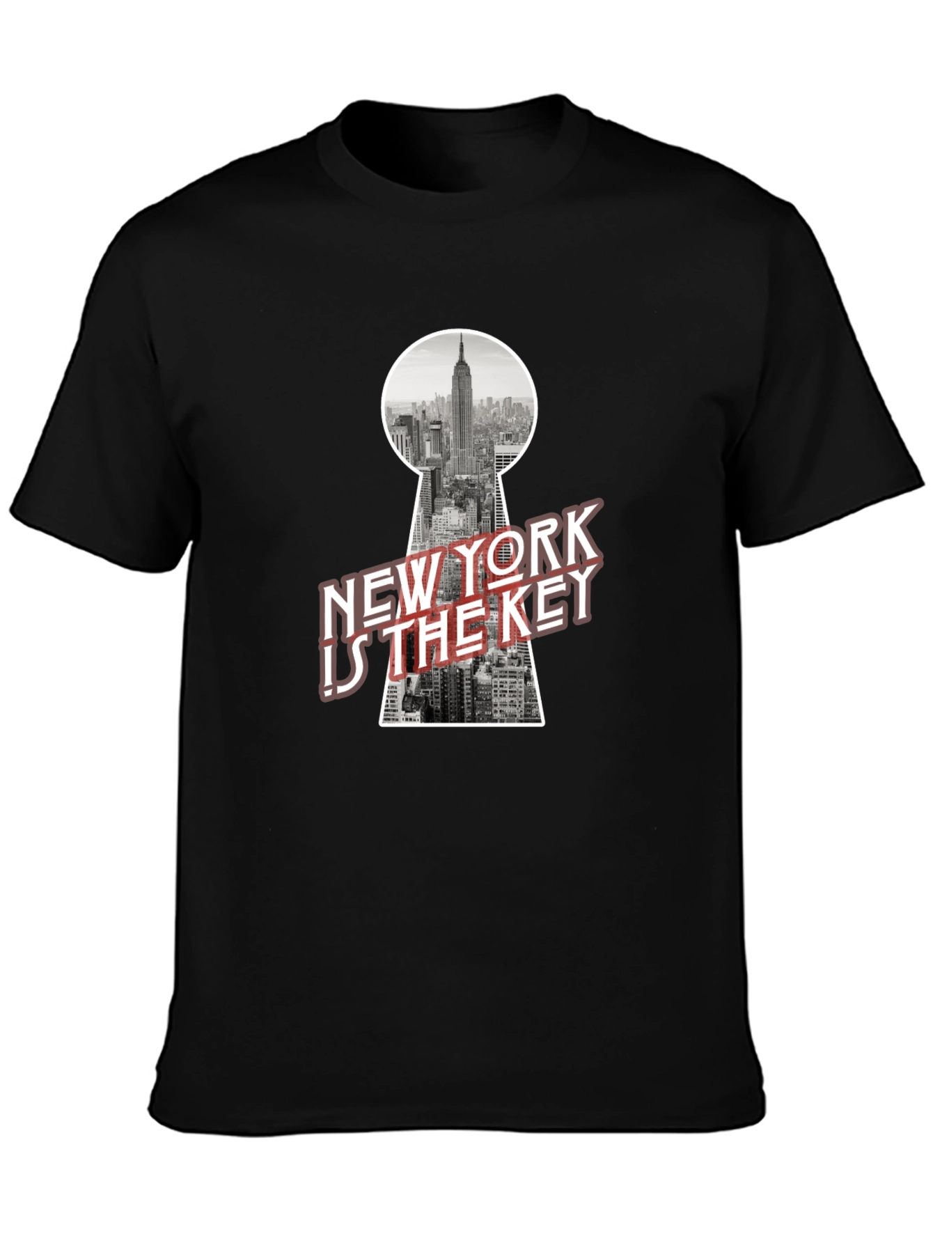 New York City Keyhole Graphic T-Shirt