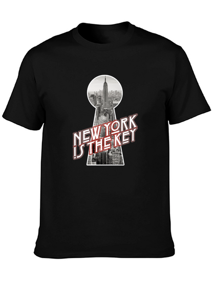 New York City Keyhole Graphic T-Shirt
