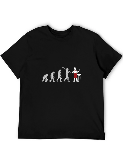 Evolution of BBQ Black T-Shirt