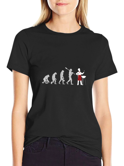 Evolution of BBQ Black T-Shirt