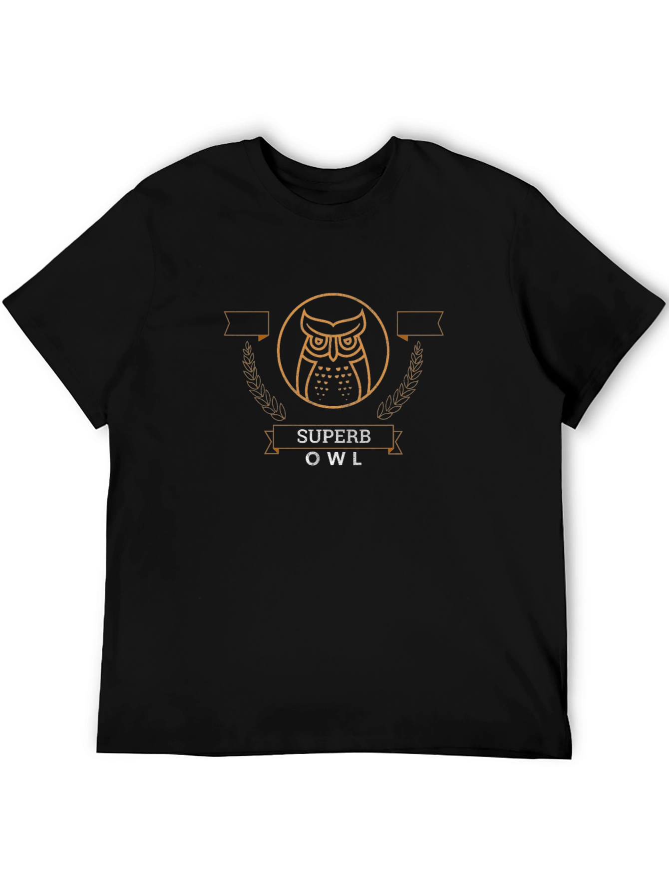 Superb Owl Black T-Shirt