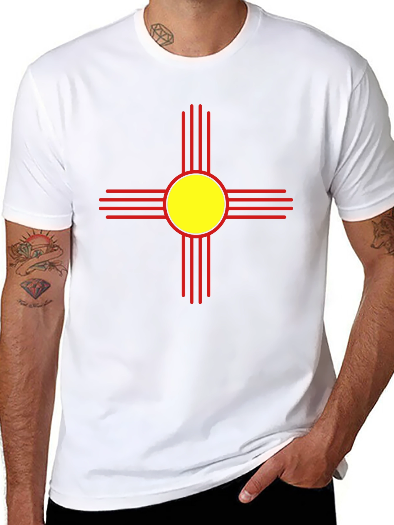 Zia Symbol T-Shirt - New Mexico Sun Tee