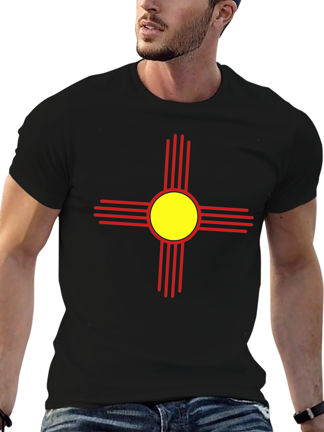 Zia Symbol T-Shirt - New Mexico Sun Tee