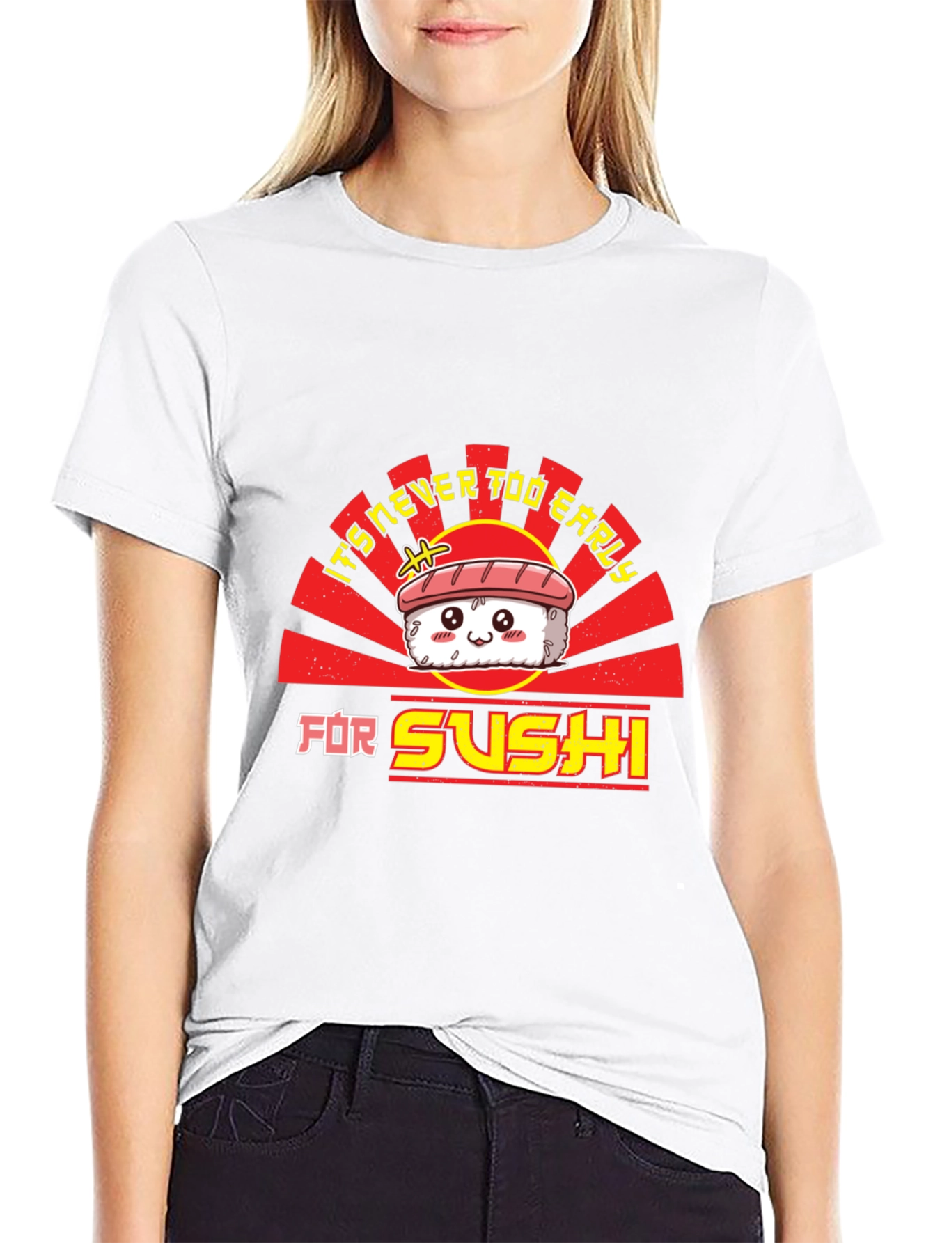 Sushi Lover T-Shirt - Never Too Early Funny Tee