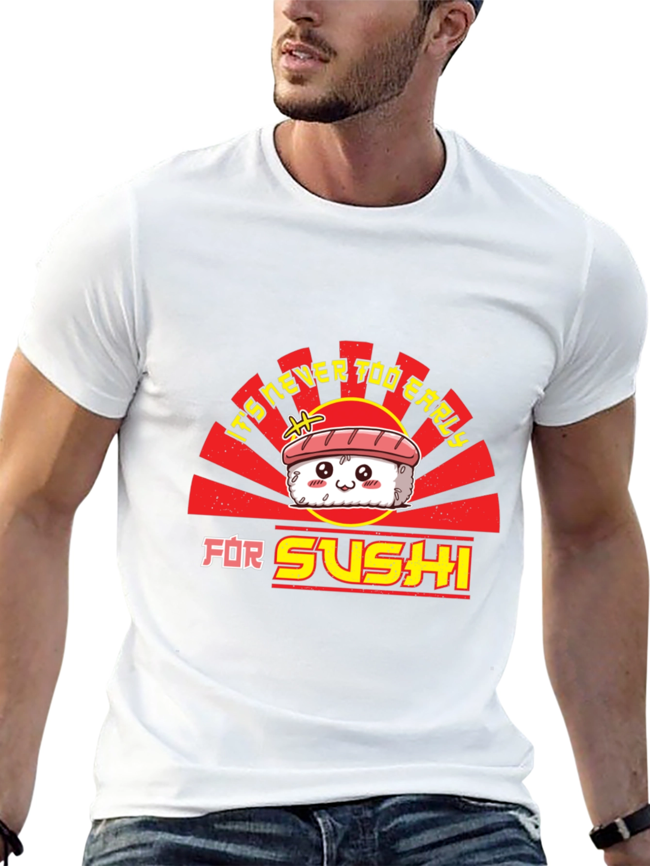 Sushi Lover T-Shirt - Never Too Early Funny Tee
