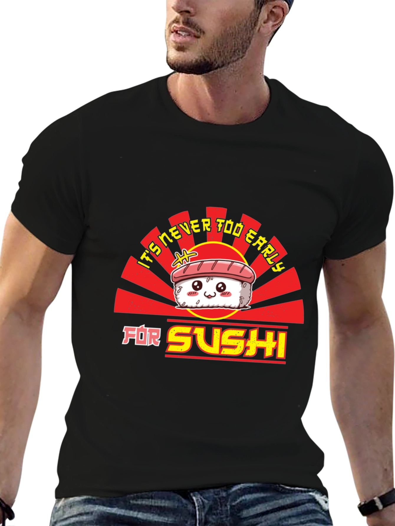 Sushi Lover T-Shirt - Never Too Early Funny Tee