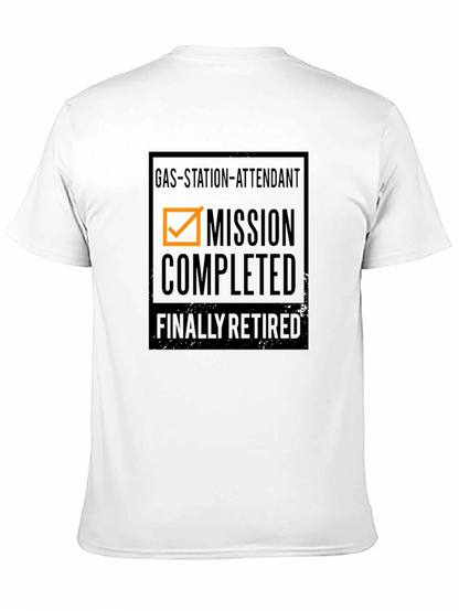 Gas Station Attendant Retirement T-Shirt