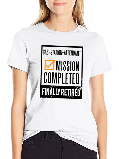 Gas Station Attendant Retirement T-Shirt