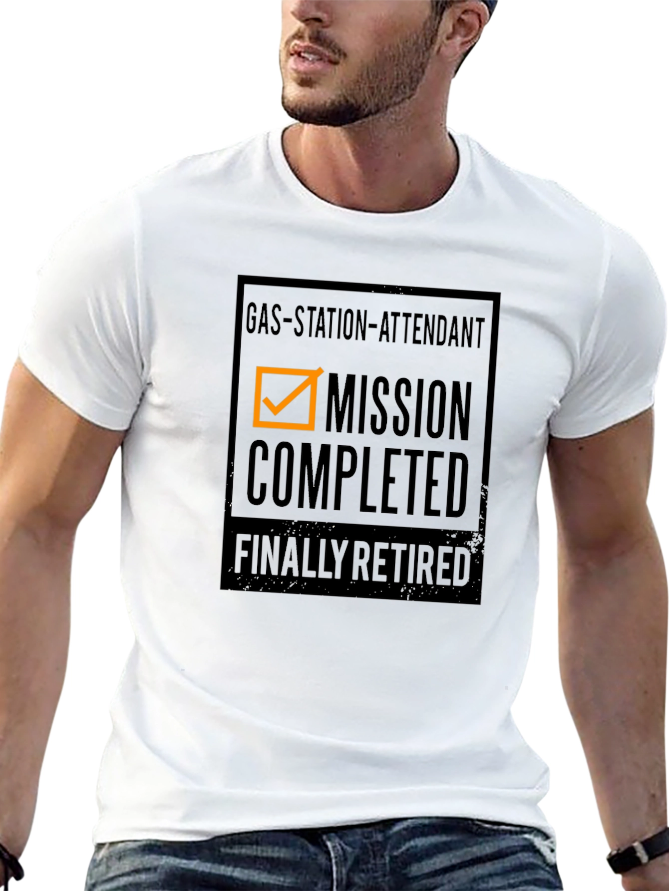 Gas Station Attendant Retirement T-Shirt