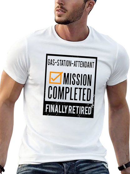 Gas Station Attendant Retirement T-Shirt