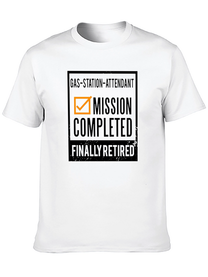 Gas Station Attendant Retirement T-Shirt