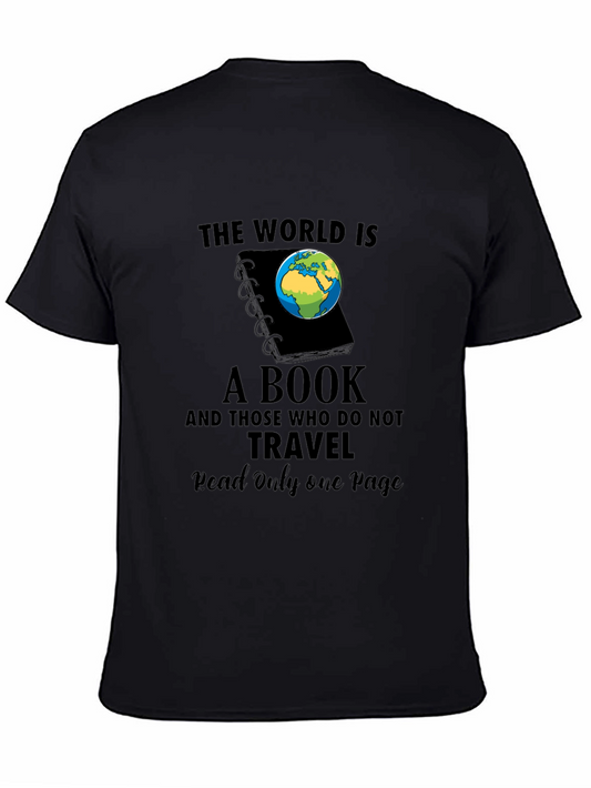 The World Is A Book T-Shirt - Travel Inspiration