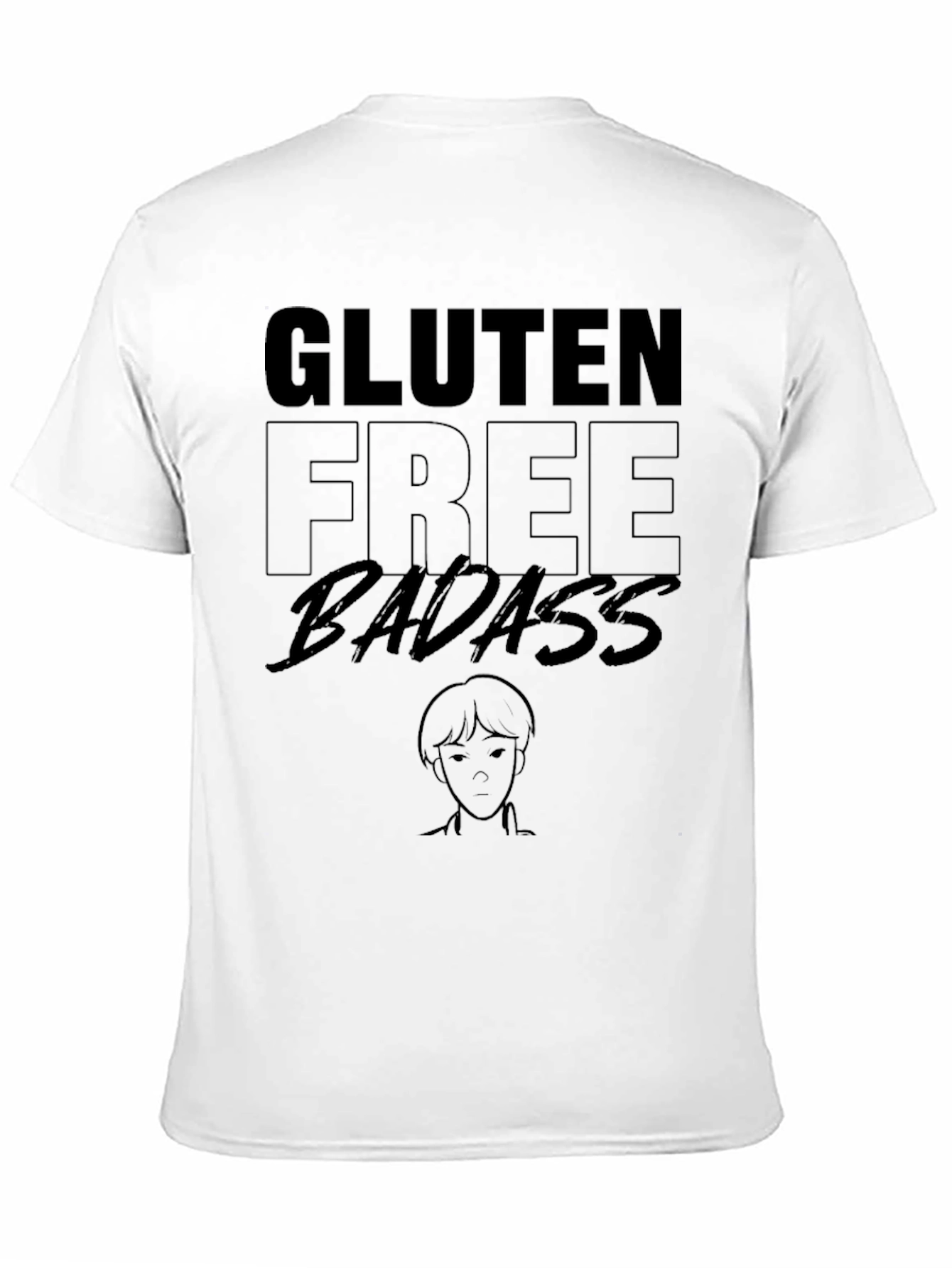 Gluten Free Badass T-Shirt - Quirky Graphic Tee