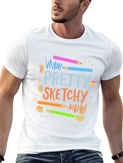 Pretty Sketchy Graphic T-Shirt - Unisex