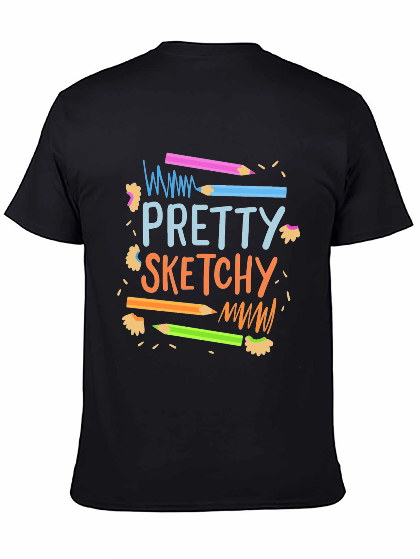 Pretty Sketchy Graphic T-Shirt - Unisex