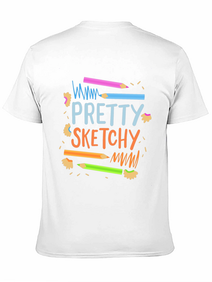 Pretty Sketchy Graphic T-Shirt - Unisex