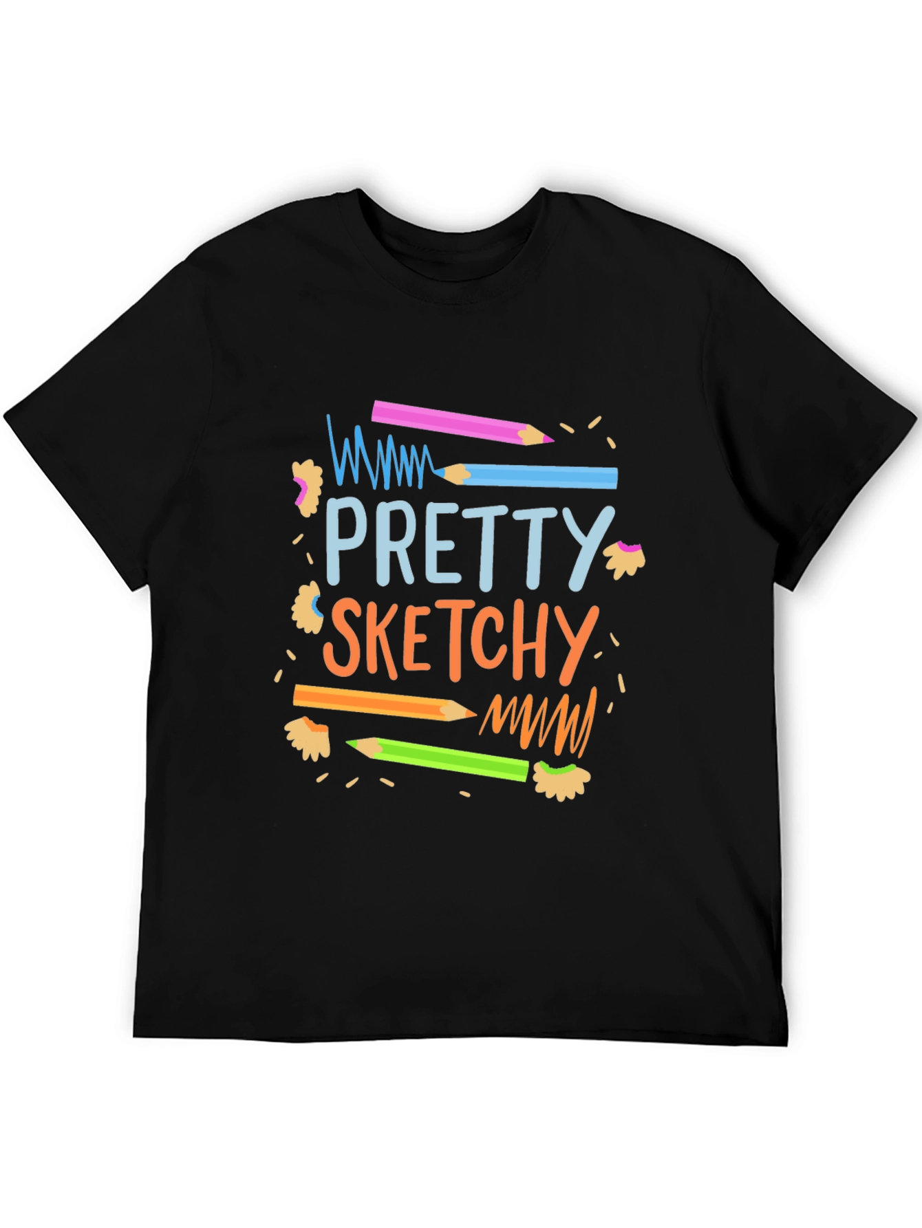 Pretty Sketchy Graphic T-Shirt - Unisex